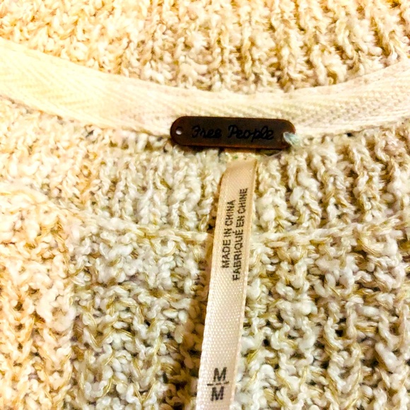 Free People Beige Sweater - Picture 3 of 4